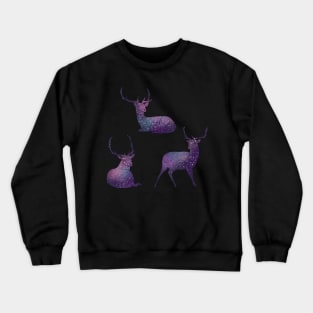 Galaxy deer Crewneck Sweatshirt